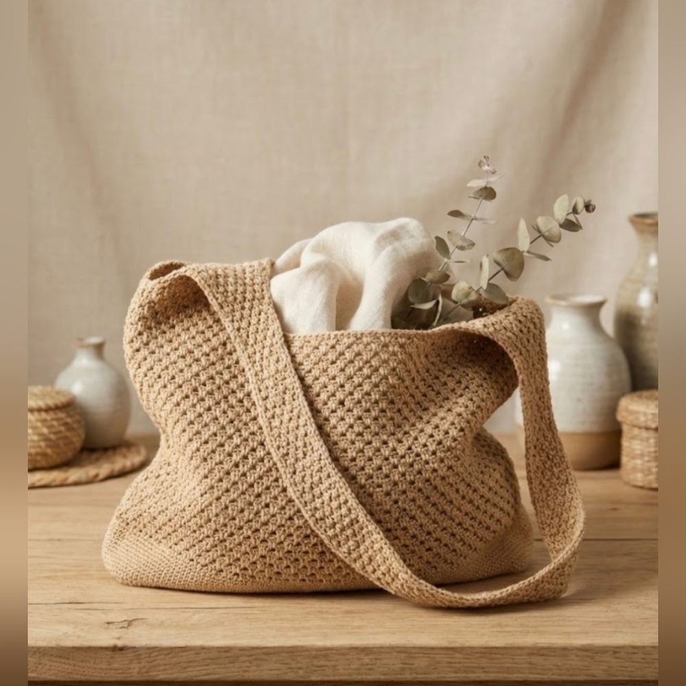 BOHO BAG - NWOT Crochet Tote